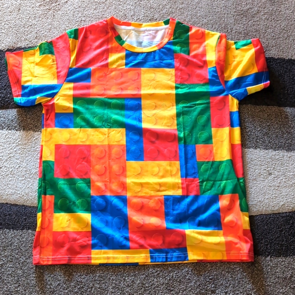 Building Bricks tshirt XL